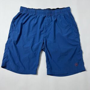 TRAVIS MATHEW Men's Blue Athletic Everyday Shorts Size Large, Mesh Pockets, Read